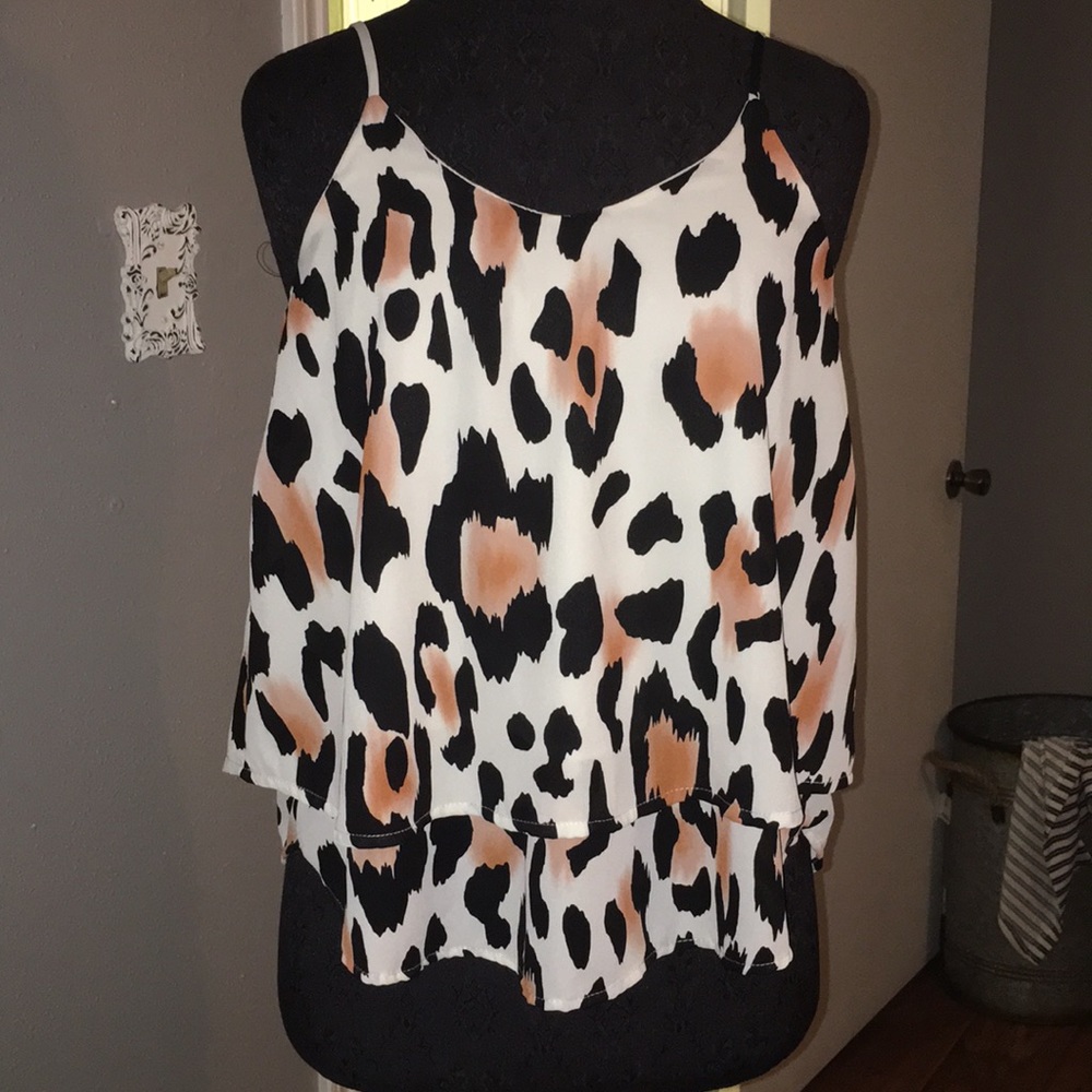 Very nice cheetah print top